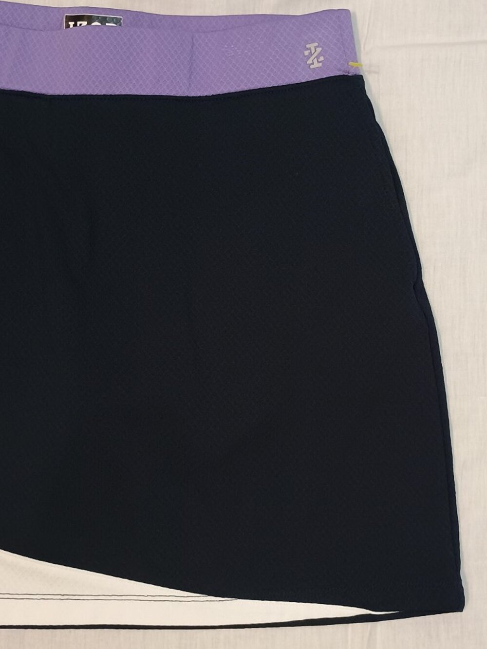 Izod Golf/Skort/Womens M/Navy White Colorblock Tennis Pickleball Athleisure Chic - Picture 7 of 9